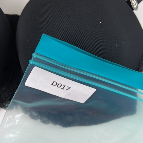 Nwt Secret Possessions Black Padded Bra 34DD - Picture 6 of 8